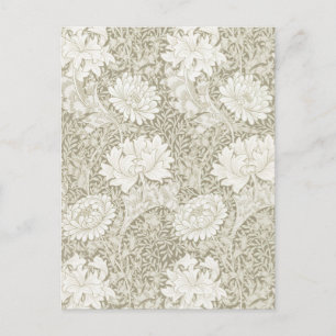 Carte Postale Chrysanthemum Ivory, William Morris