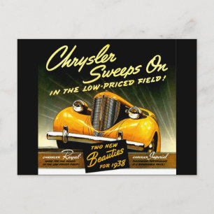 Carte Postale Chrysler 1938