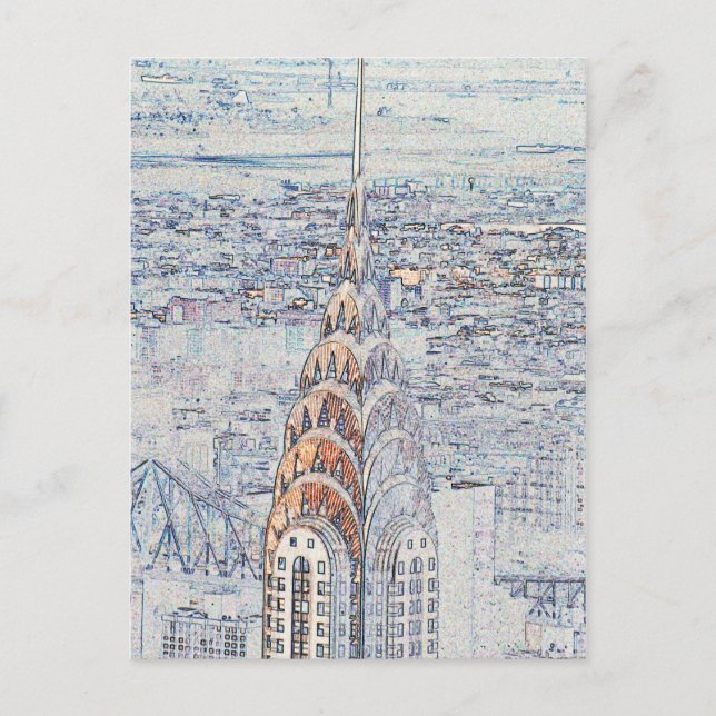 Carte postale Chrysler Building (Devant)