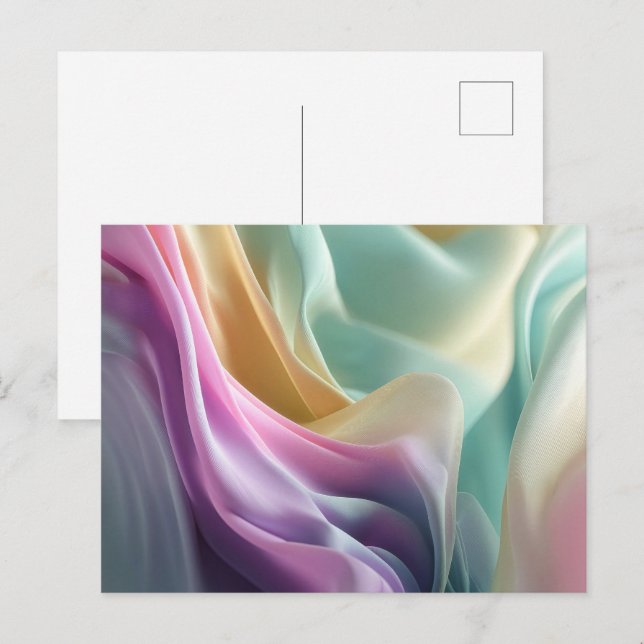 Carte Postale Chuchotements en mouvement pastel (Devant / Derrière)