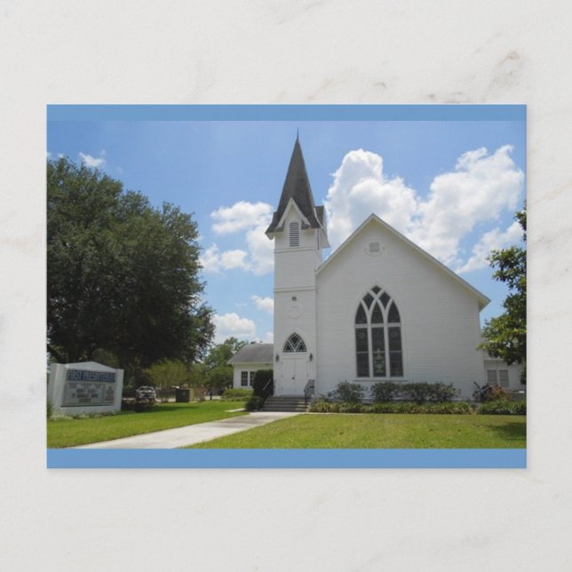 Carte Postale Church Street, Dade City Floride (Devant)