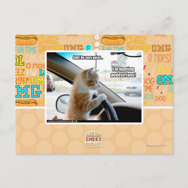 Carte Postale Chut ! Soyez calme (Devant)