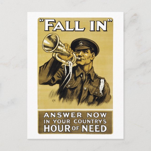 Carte Postale Chute (Devant)