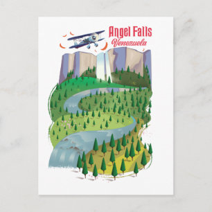 Carte Postale Chute d'Ange Venezuela