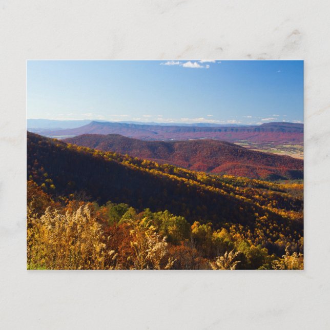 Carte Postale Chute dans la vallée de Shenandoah, Virginie (Devant)
