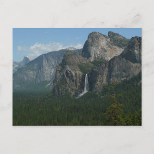 Carte Postale Chute de Bridalveil et Half Dome à Yosemite