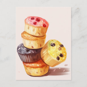 Carte Postale Chute de la tour Muffin