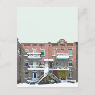 Carte Postale chute de neige :: snowfall
