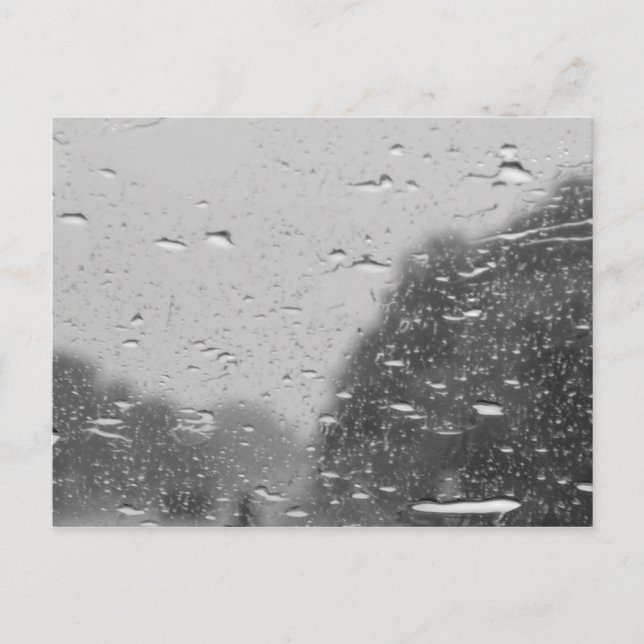 Carte Postale Chute de pluie (Devant)