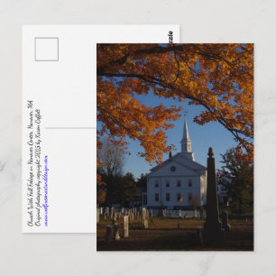 Carte Postale Chute D'Or Vue De L'Église Du Cimetière