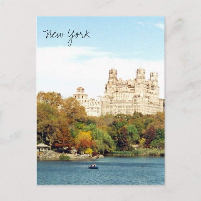 Carte Postale chute du parc central (Devant)