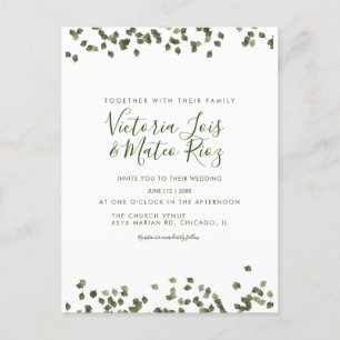 Carte Postale Chute Feuille Automne Automne Russe Mariage