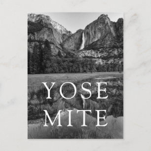 Carte Postale Chute supérieure de Yosemite vue panoramique