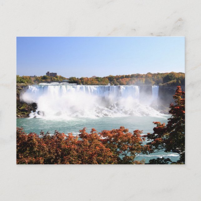 Carte Postale Chutes américaines à Niagara Falls (Devant)