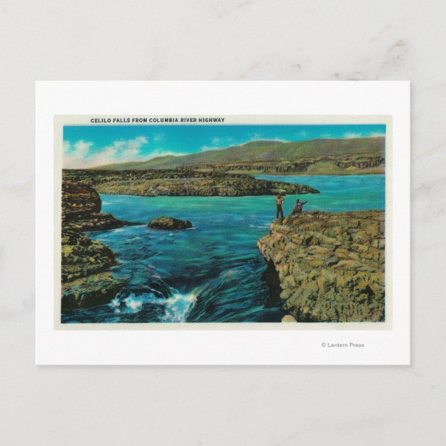Carte Postale Chutes Celilo sur le fleuve Columbia (Devant)