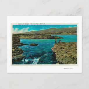 Carte Postale Chutes Celilo sur le fleuve Columbia