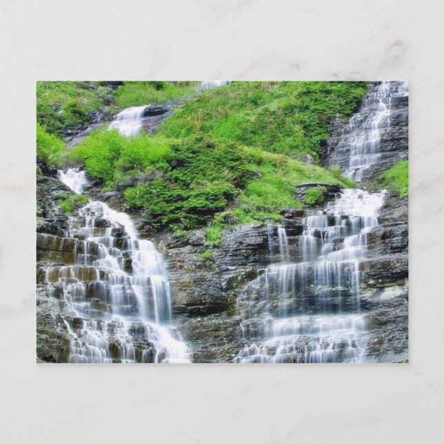 Carte Postale Chutes Dans Glacier (Devant)