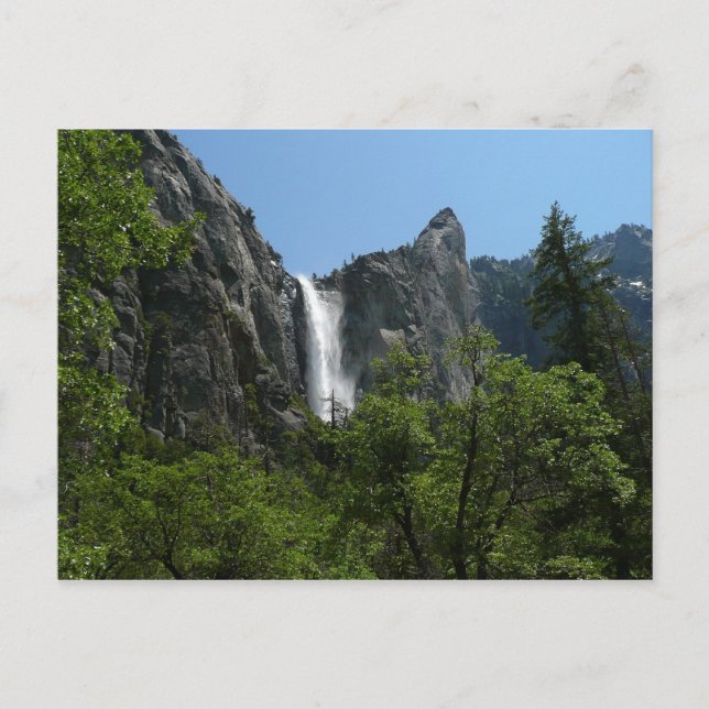 Carte Postale Chutes de Bridalveil au parc national Yosemite (Devant)