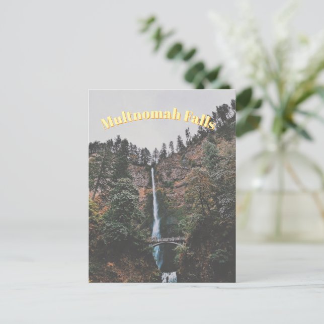 Carte Postale Chutes de Multnomah (Debout devant)