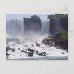 Carte Postale Chutes De Niagra Et Vue Du Côté Américain Du Canad