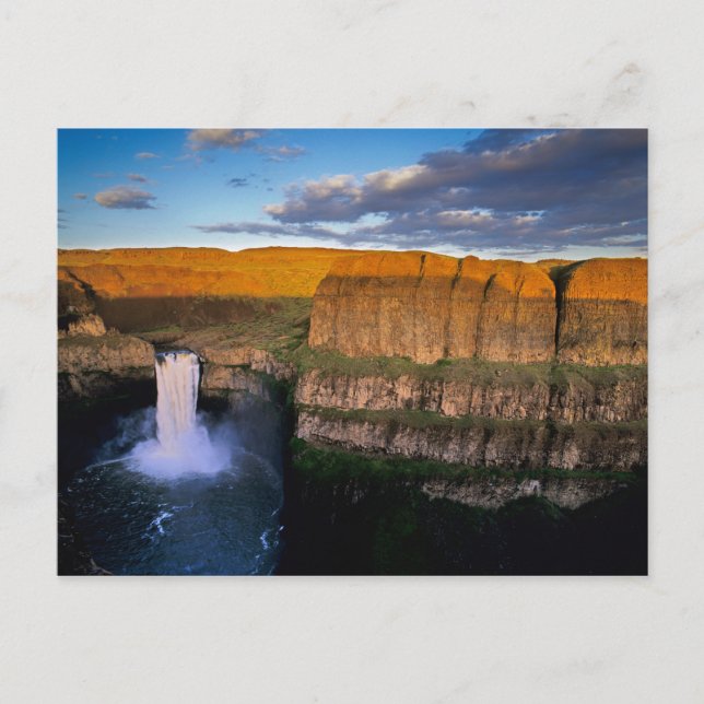 Carte Postale Chutes de Palouse dans Washington (Devant)