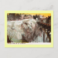 Chutes de Passaic en hiver, Paterson, NJ Vintage