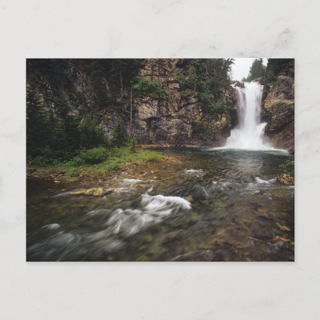 Carte Postale chutes de Running Eagle alias Trick Falls dans les (Devant)