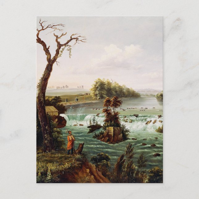 Carte Postale Chutes de Saint-Anthony par Henry Lewis (Devant)