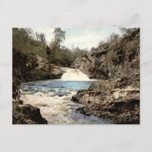 Carte Postale Chutes de Shin Cascade Écossaise Vintage