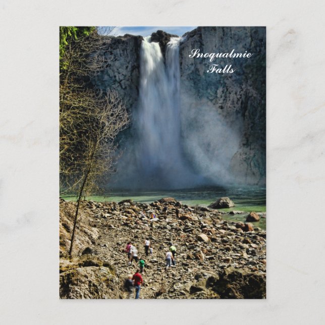 Carte Postale Chutes de Snoqualmie (Devant)