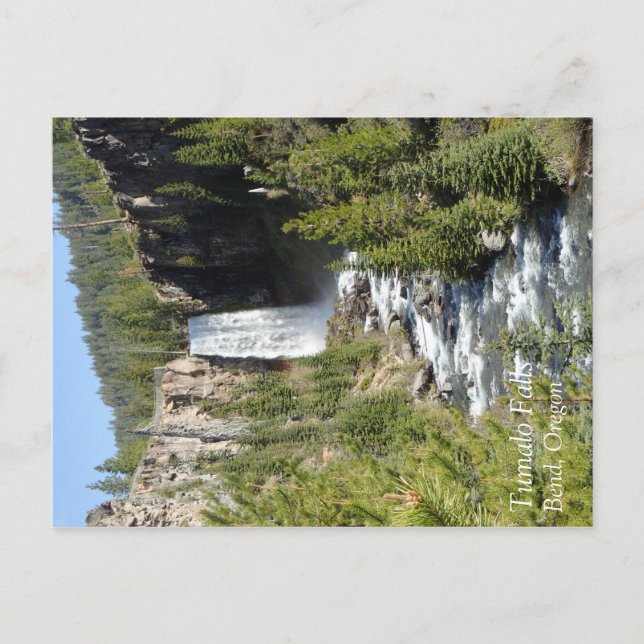 Carte Postale Chutes de Tumalo, Bend, Oregon (Devant)