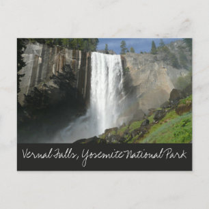 Carte Postale Chutes de Vernal I dans le parc national de Yosemi