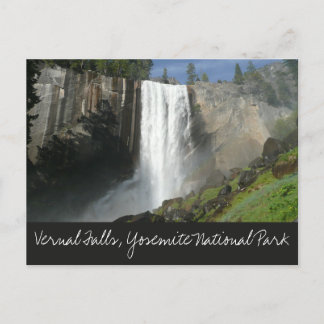Carte Postale Chutes de Vernal I dans le parc national de Yosemi