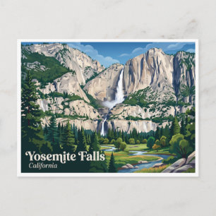 Carte Postale Chutes de Yosemite Californie