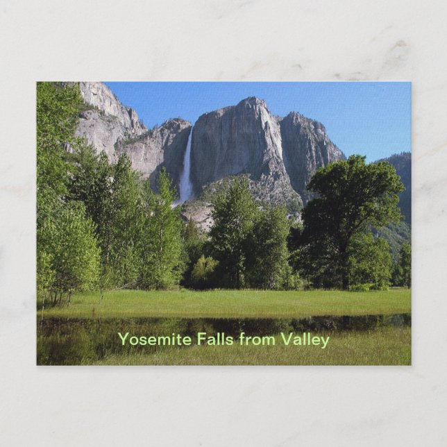 Carte Postale Chutes de Yosemite en Californie (Devant)