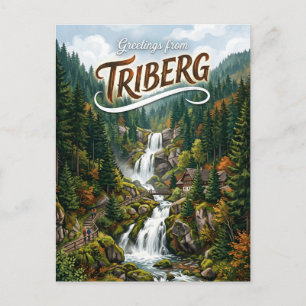 Carte Postale Chutes d'eau de Triberg (Triberger Wasserfälle) Al