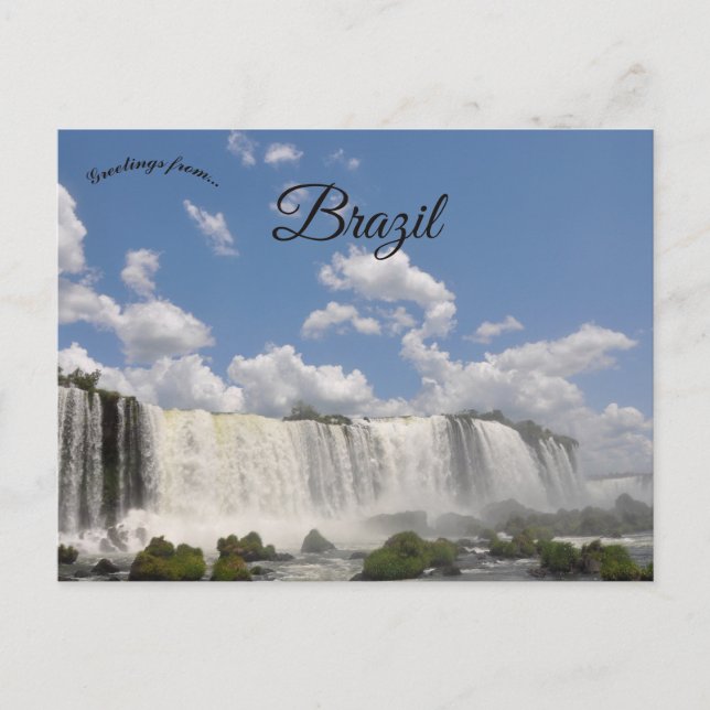 Carte Postale Chutes d'Iguassu Brésil (Devant)