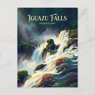 Carte Postale Chutes d'Iguazu (à la frontière Paraguay-Argentine