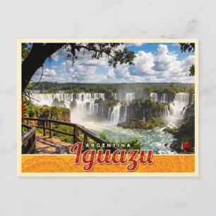 Carte Postale Chutes d'Iguazu Argentine Voyage Scénique