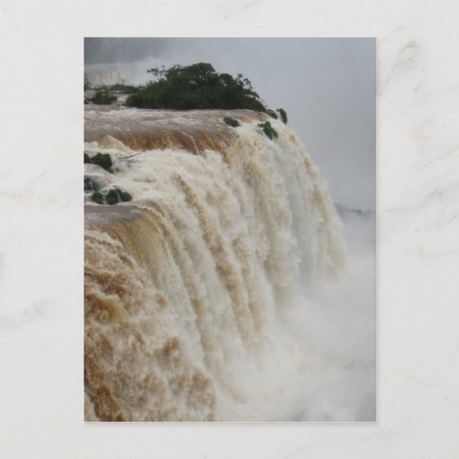 Carte Postale chutes d'iguazu grises (Devant)