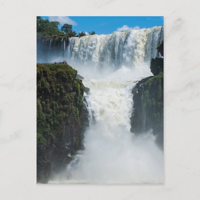 Carte Postale Chutes d'Iguazu, Vertical (Devant)