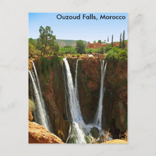 Carte Postale Chutes d'Ouzoud, Maroc