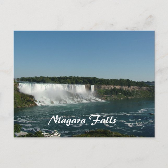 Carte Postale chutes du Niagara (Devant)
