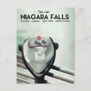 Carte Postale Chutes du Niagara - États-Unis - Canada Affiche de