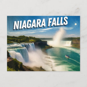 Carte Postale Chutes du Niagara New York