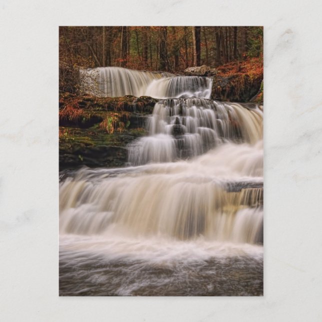 Carte Postale Chutes d'usine dans les Poconos de Pennsylvanie (Devant)