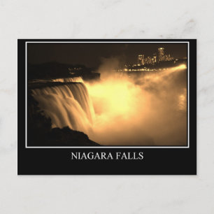 Carte Postale Chutes la nuit