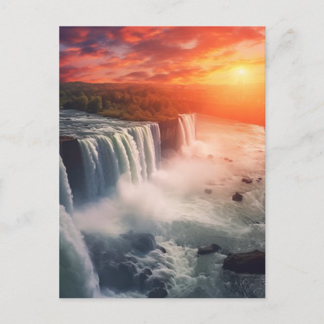 Carte Postale Chutes majestueuses du Niagara #26 (Devant)
