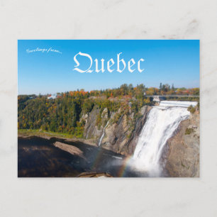 Carte Postale Chutes Montmorency Québec Canada