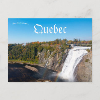 Carte Postale Chutes Montmorency Québec Canada